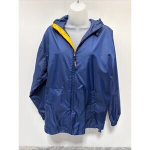 Vintage Dunbrooke Sport Womens Rain/ Windbreaker Jacket, Full Zip Size Small
